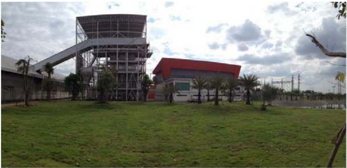 EtaPlant 17 MW biomass power plant site