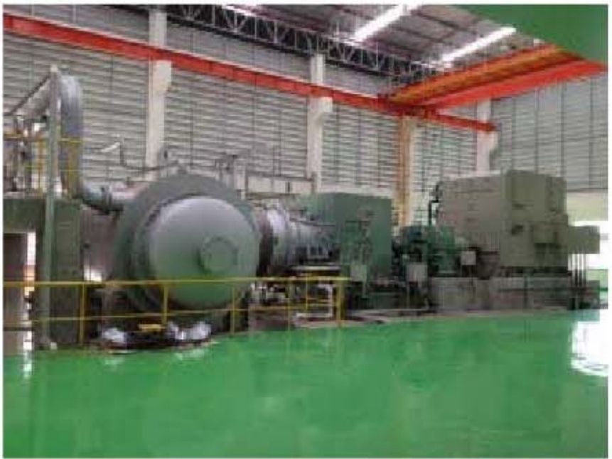 Boiler feed water and deaerator equipment inside the plant