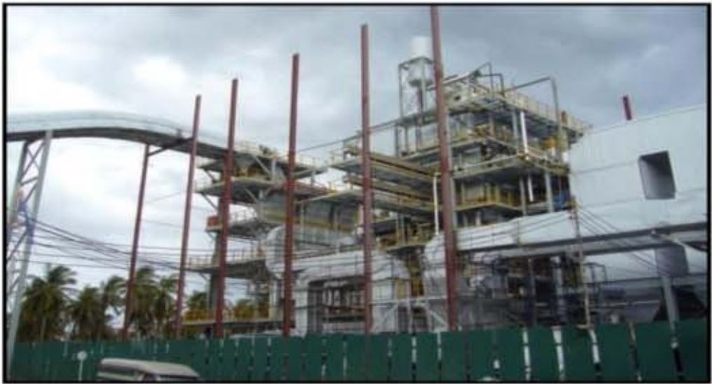 Reference RDF plant structure and boiler island